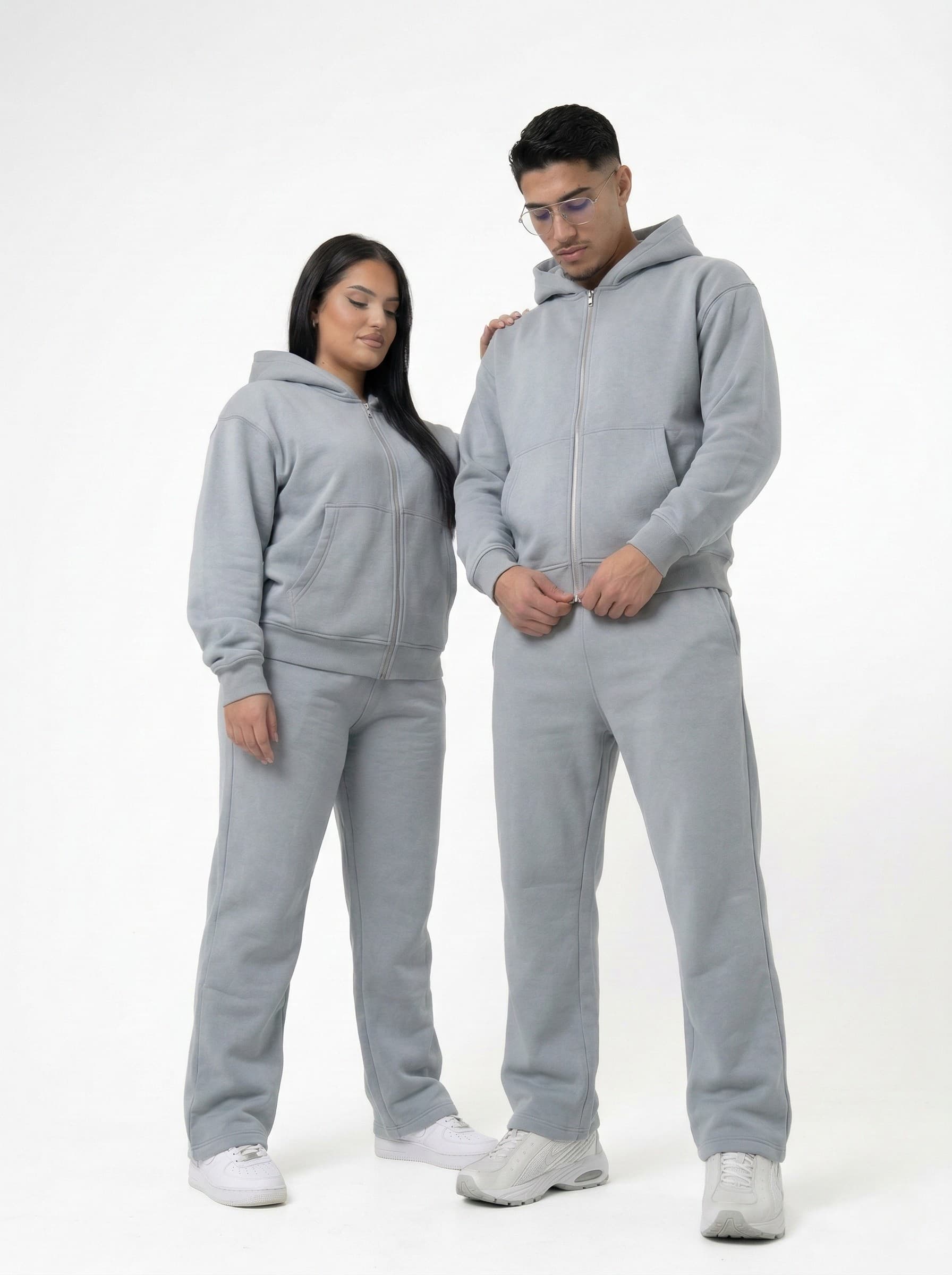 Grey Mood Zip Tracksuit