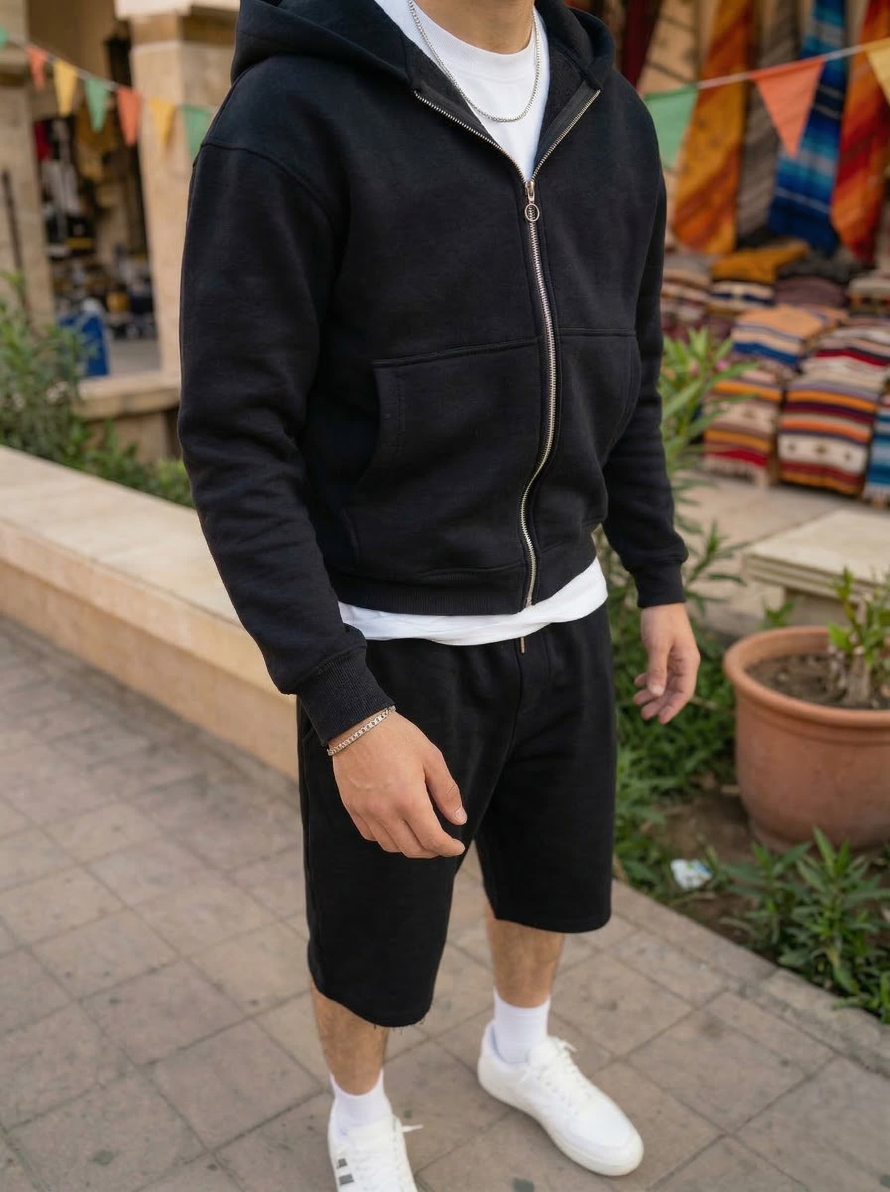 Black Core Zip Tracksuit 3