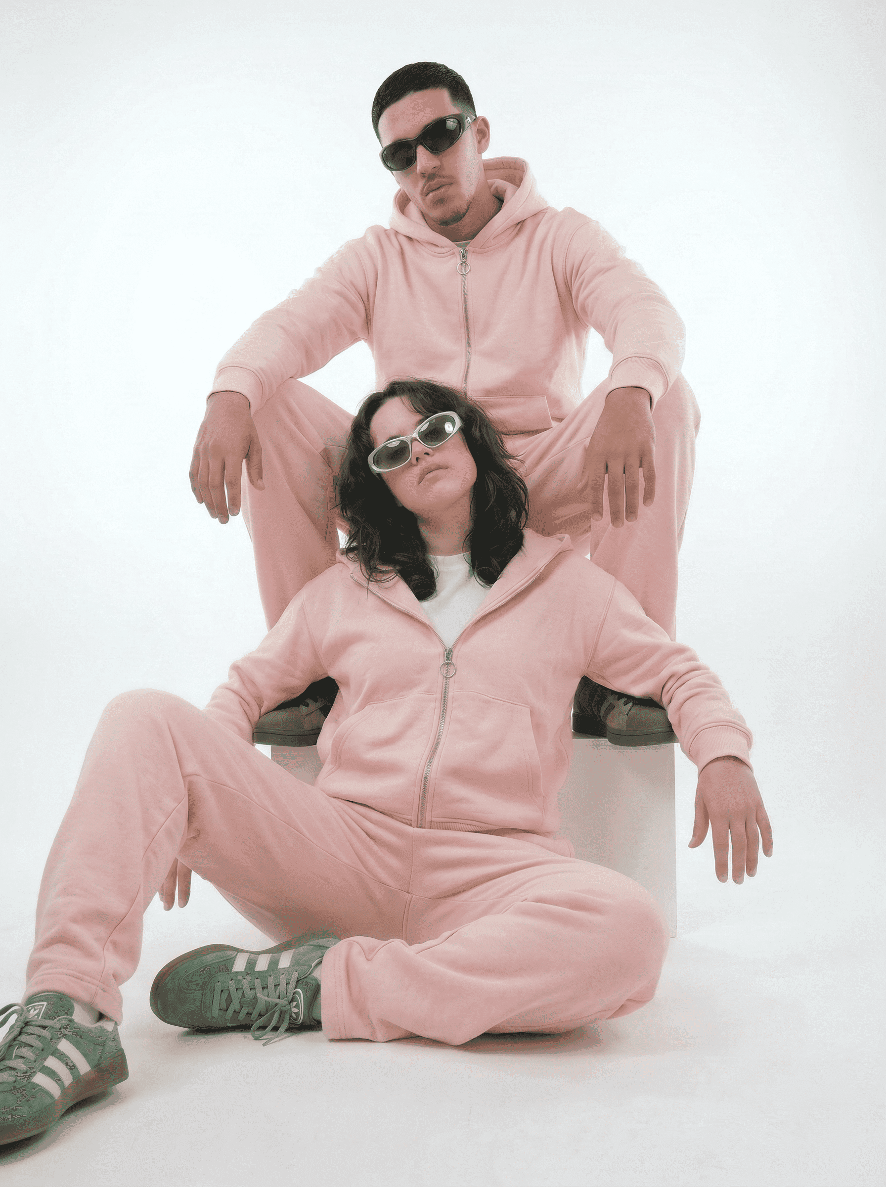 Pink Mood Zip Tracksuit
